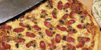 Meira en 1000 hitaeiningar í einni 12 tommu pítsu