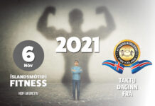 Íslandsmótið í fitness verður haldið 6. nóvember í Hofi á Akureyri