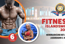Keppendalisti og dagskrá Íslandsmótsins í fitness