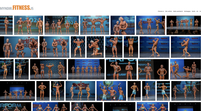 Nýtt myndasafn á myndir.fitness.is